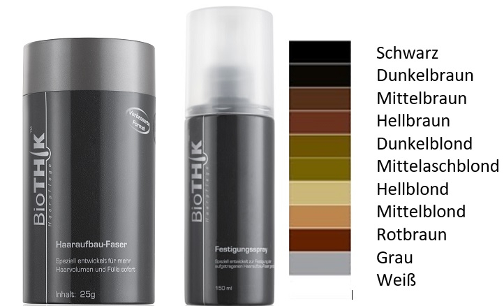 Kombi-Set (1x 25g "S7 Hellblond" +  1 Spray 100ml)